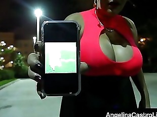 Cuban Queen Angelina Castro Gets A Huge Load Of..